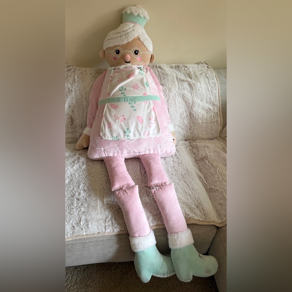 Charming Pink and Mint Plush Doll